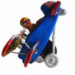 spielzeugflugzeug looping