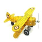 spielzeug altes flugzeug tole