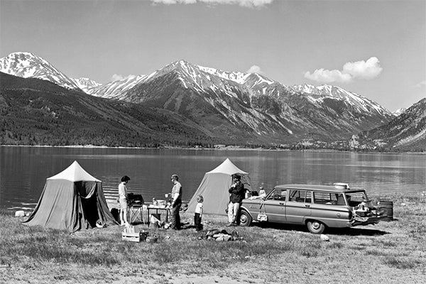 camping années 50