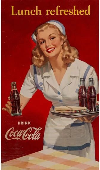 gil-elvgren gil elvgren coca cola 1940
