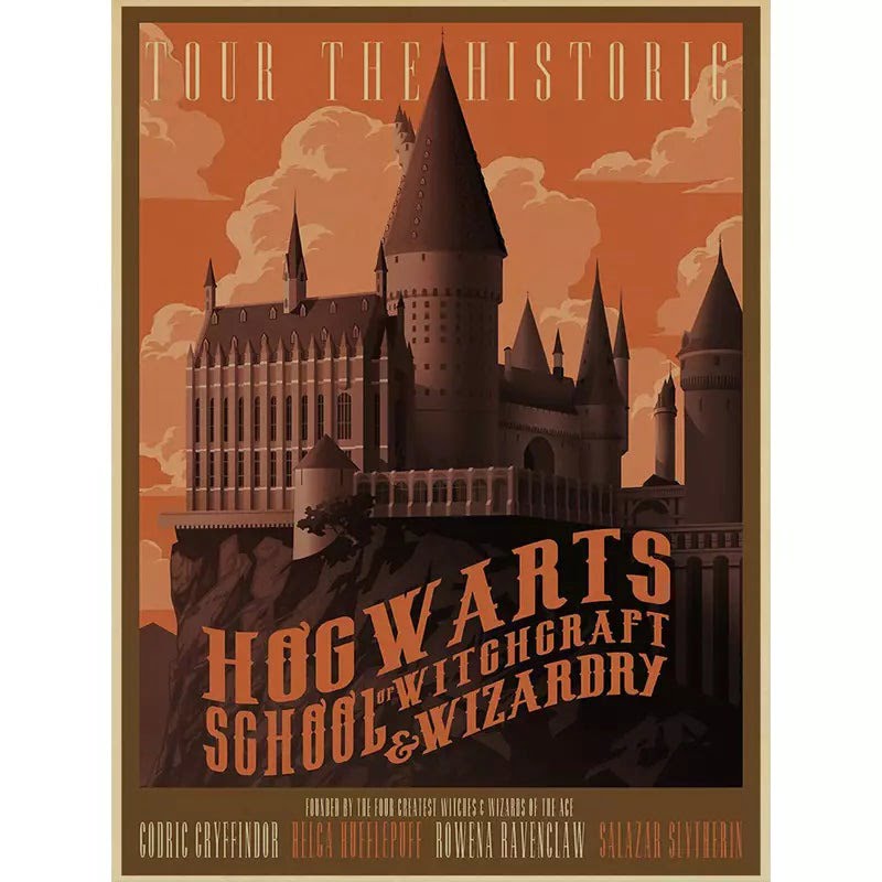 harry potter vintage poster 1 harry potter vintage poster 1