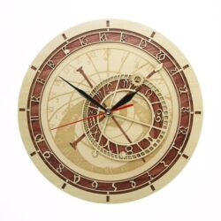 astronomische uhr aus holz