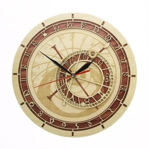astronomische uhr aus holz
