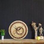 astronomische uhr aus holz