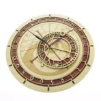 astronomische uhr aus holz