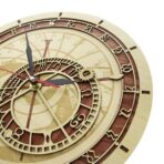 astronomische uhr aus holz