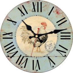 uhr mit hahn