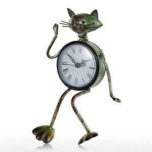 vintage katzenuhr