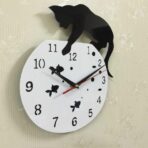 katzen wanduhr
