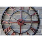 rote industrieuhr
