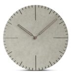 uhr im minimalistischen design