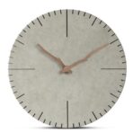 uhr im minimalistischen design