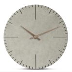uhr im minimalistischen design