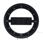 vintage digital wanduhr