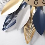 blatt wanduhr