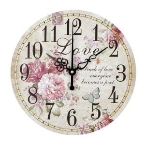 vintage blumenuhr