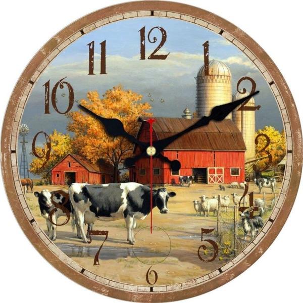 bauernhof tiere wanduhr bauernhof tiere wanduhr