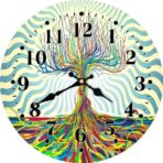 baum des lebens wanduhr