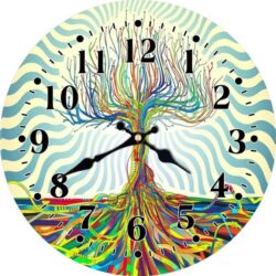 baum des lebens wanduhr