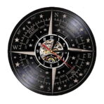 kompass wanduhr