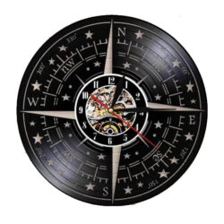 kompass wanduhr