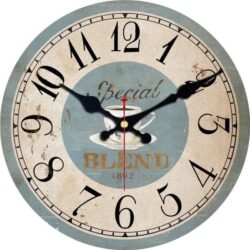 kaffee wanduhr