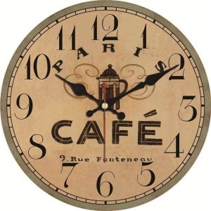 wanduhr kaffeemaschine