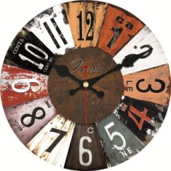 bunte wanduhr