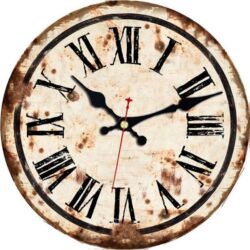 rosteffekt wanduhr 1