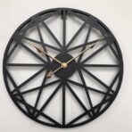 vintage metallwanduhr