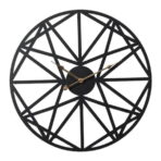 vintage metallwanduhr
