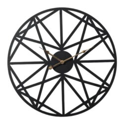 vintage metallwanduhr
