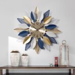 blatt wanduhr
