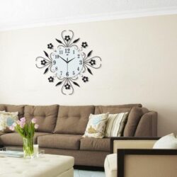 blumen wanduhr