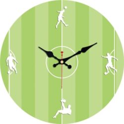 fussball wanduhr