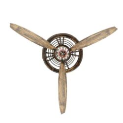 propellerflugzeug wanduhr