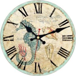 seepferdchen wanduhr
