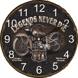 billige motorrad wanduhr