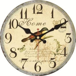 vogel wanduhr
