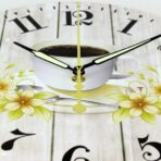 wanduhr kaffeetasse