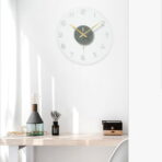 wanduhr glas design