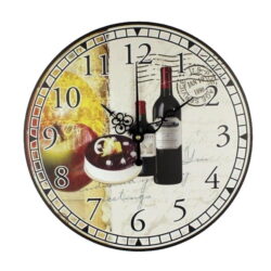 wein wanduhr