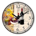 wein wanduhr
