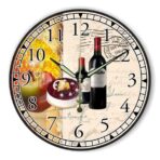 wein wanduhr
