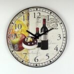 wein wanduhr