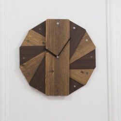 vintage holzwanduhr