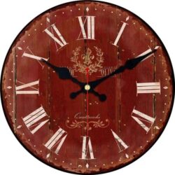 vintage grossformat wanduhr