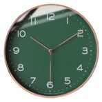 vintage grune wanduhr