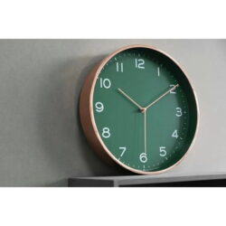 vintage grune wanduhr
