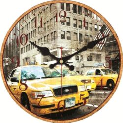 gelbe taxiuhr